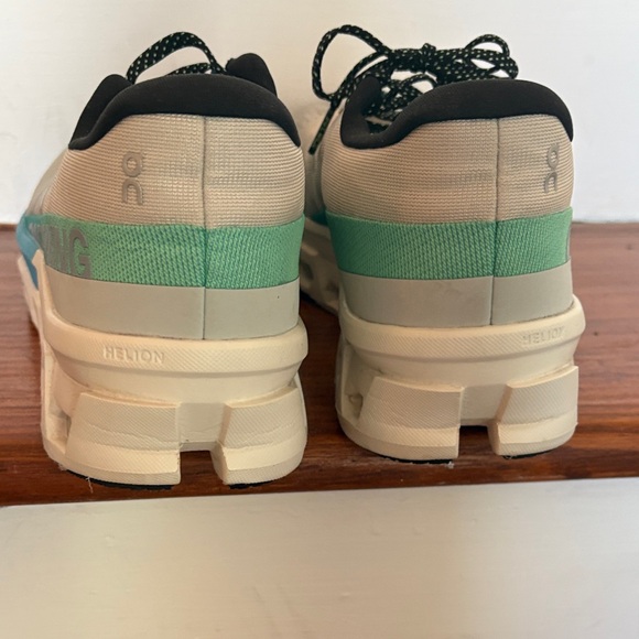 On Running Athletic Shoes in White and Blue - Picture 3 of 5